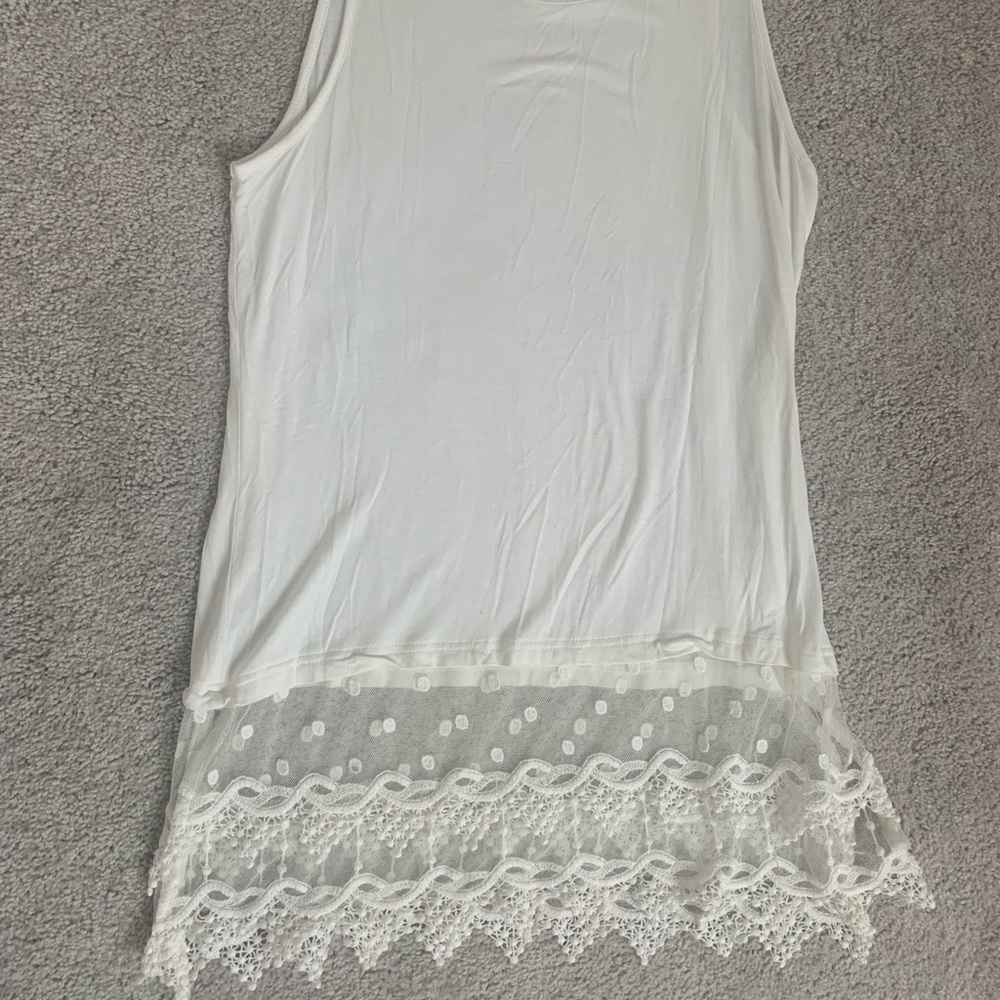 Lacey tank top